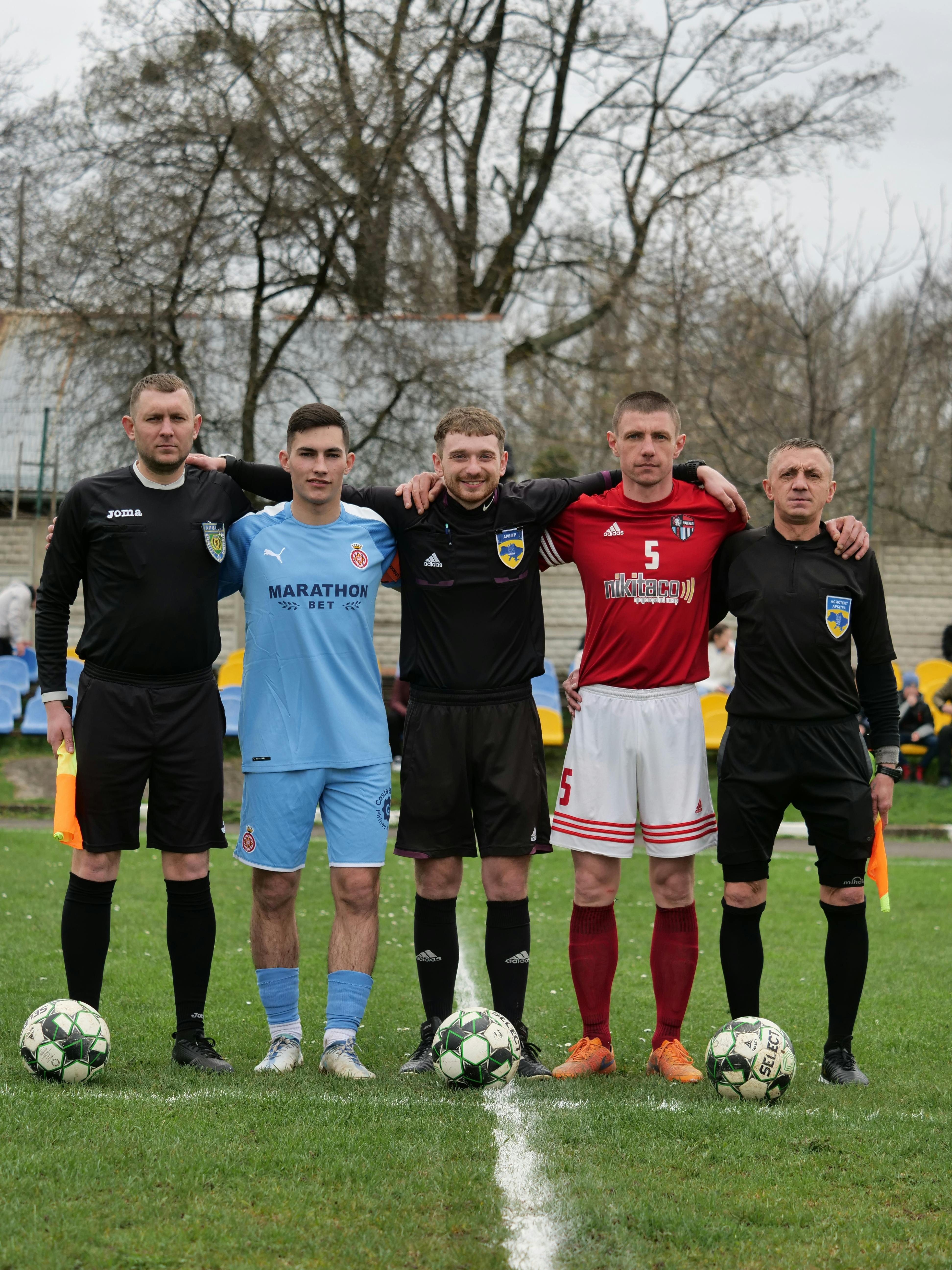 Arbitres et équipe